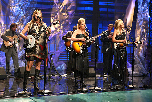 Dixie Chicks at The Tonight Show with Jay Leno at the NBC Studios in Burbank, Ca. Thursday, Sept. 5, 2002. Photo by Kevin Winter/ImageDirect.