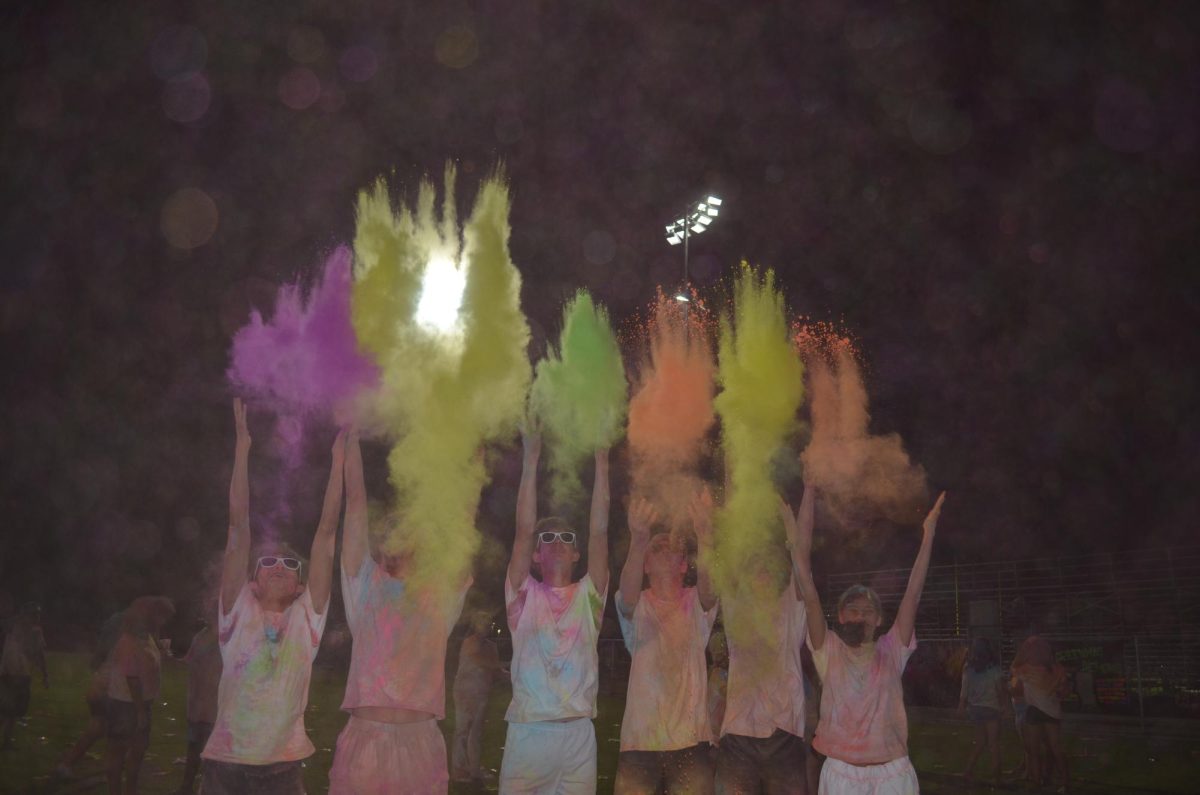 Seniors in a Paint RainBOW Steal the SHOW